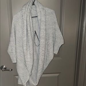 Forever 21 Light Gray Draped Sweater